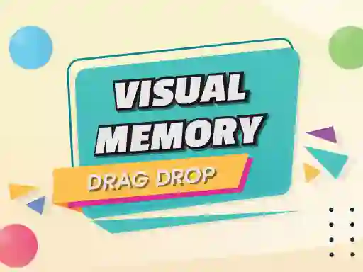 Visual Memory Drag Drop — безплатна онлайн игра