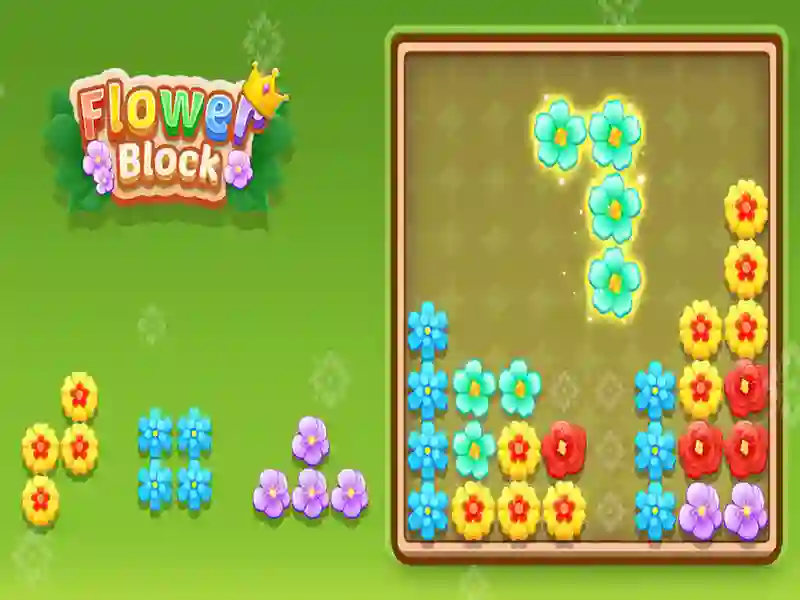 Flower Block — безплатна онлайн игра