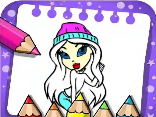 Easy Bratz Coloring — безплатна онлайн игра