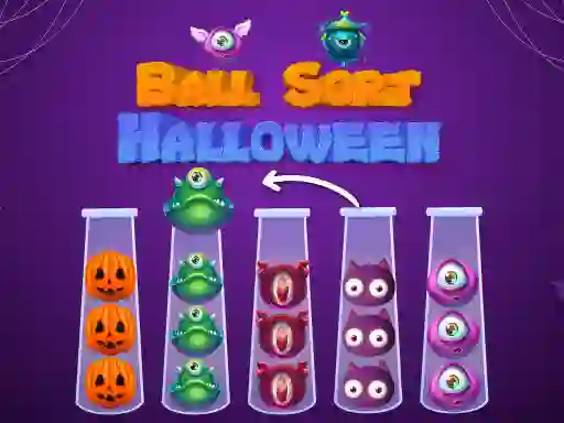 Ball Sort Halloween — безплатна онлайн игра