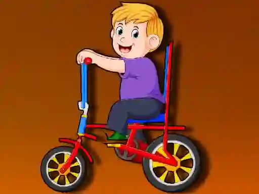Cartoon Bike Jigsaw — безплатна онлайн игра