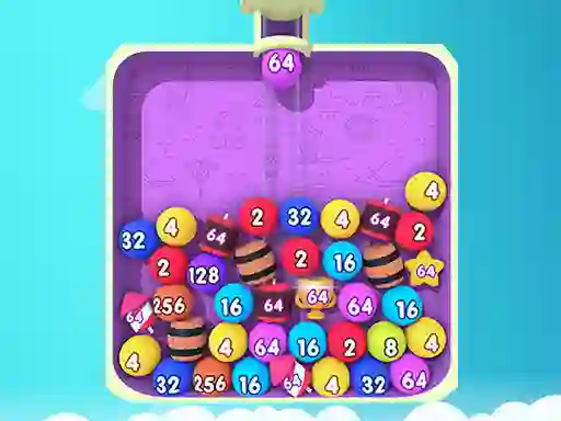 Bubble Merge 2048 — безплатна онлайн игра
