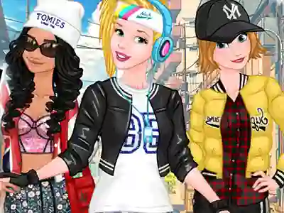 Princesses Sporty & Funky Day — безплатна онлайн игра