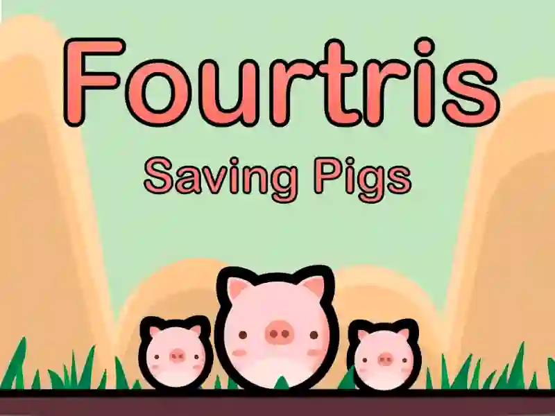 Fourtris Saving Pigs — безплатна онлайн игра