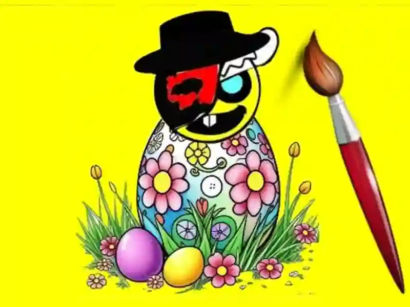 Sprunki Easter Coloring — безплатна онлайн игра