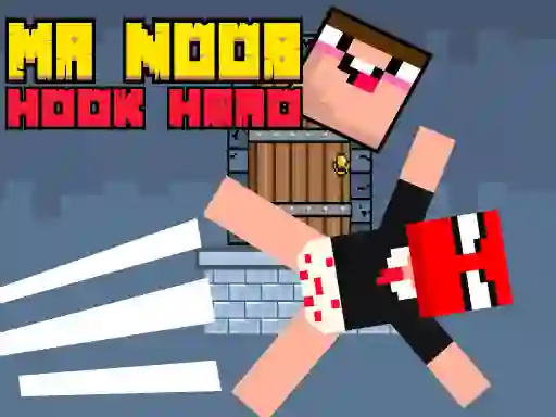 Mr Noob Hook Hero — безплатна онлайн игра
