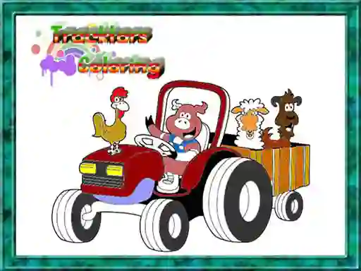 Tractor Coloring Pages — безплатна онлайн игра