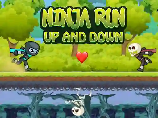 Ninja Run Up And Down — безплатна онлайн игра