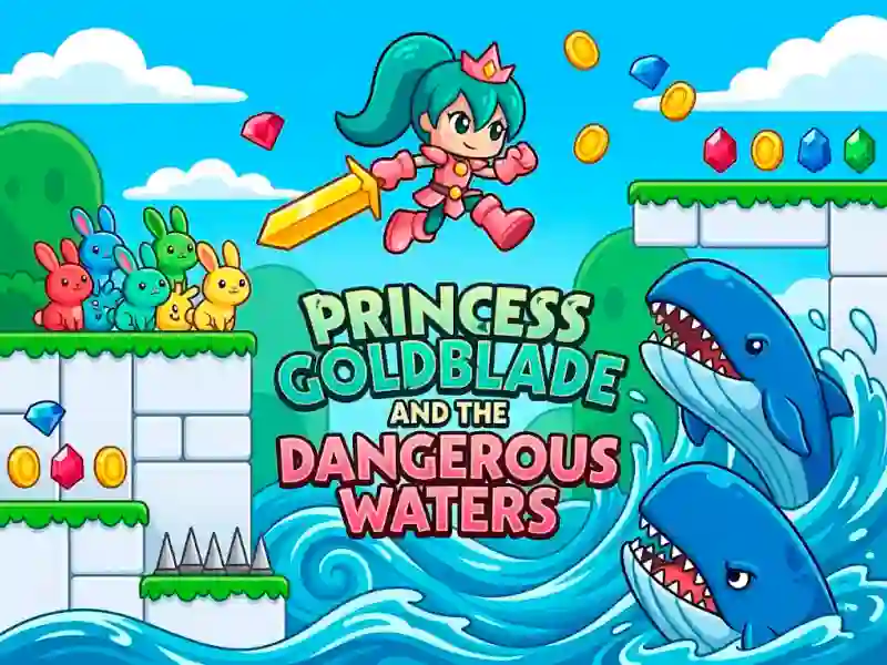 Princess Goldblade and the Dangerous Waters — безплатна онлайн игра