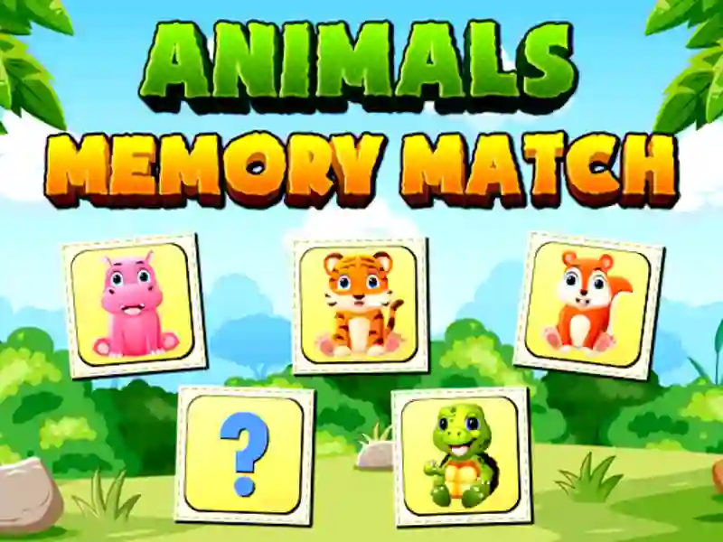 Animals Memory Match — безплатна онлайн игра