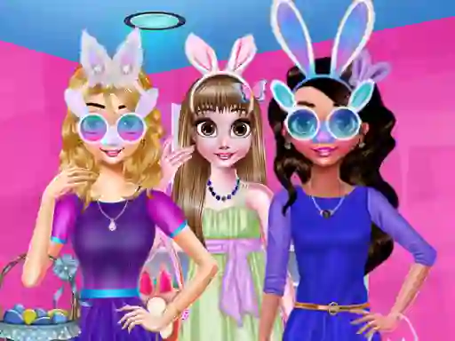 Funny Easter Girls — безплатна онлайн игра