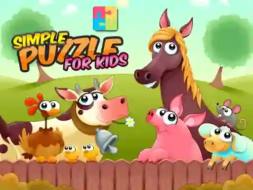 Simple Puzzle For Kids — безплатна онлайн игра