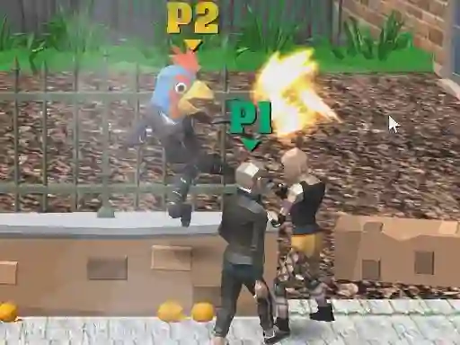 Double Street Fight — безплатна онлайн игра