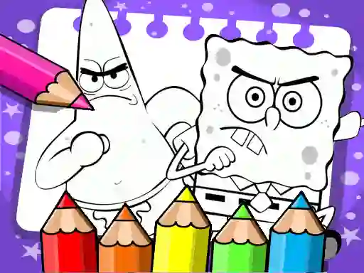 Sponge Bob Coloring Book — безплатна онлайн игра
