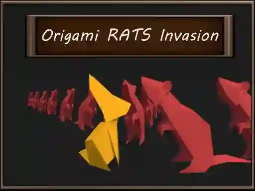 Origami Rats Invasion — безплатна онлайн игра