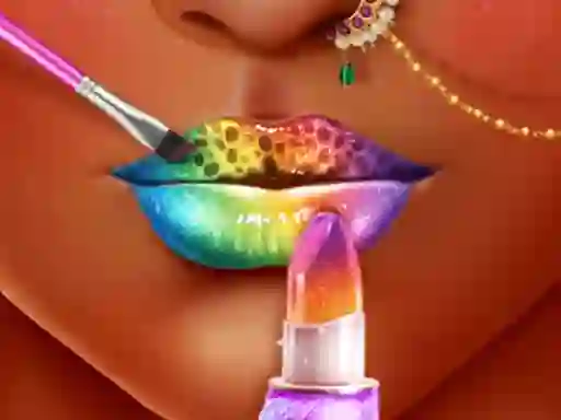 Princess Lip Art Salon — безплатна онлайн игра