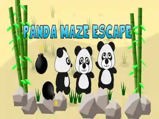 Panda Maze Escape — безплатна онлайн игра