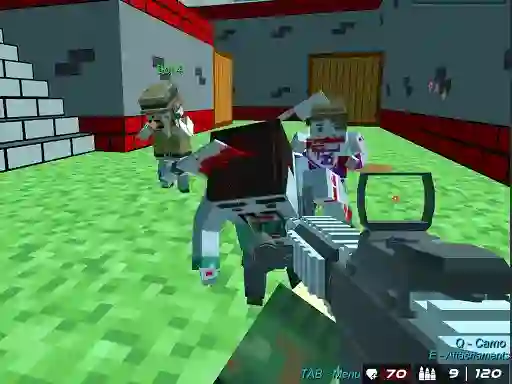 Blocky Wars Advanced Combat Swat — безплатна онлайн игра