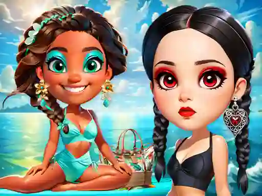 Wave Chic Ocean Fashion Frenzy — безплатна онлайн игра
