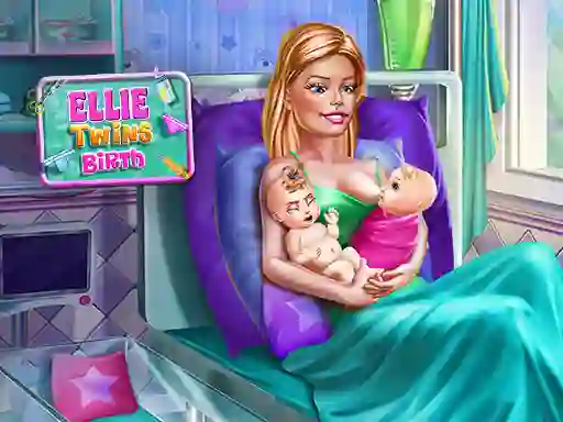 Ellie Twins Birth — безплатна онлайн игра