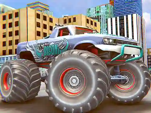 Monster Truck Stunt Driving Simulation — безплатна онлайн игра