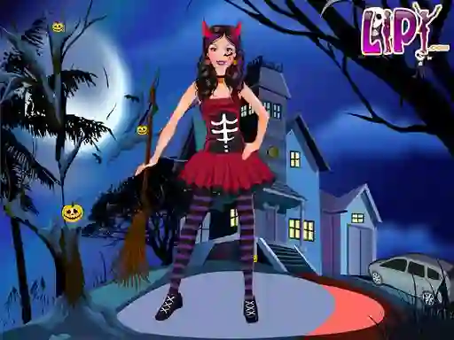 Halloween Doll Party Fashion — безплатна онлайн игра