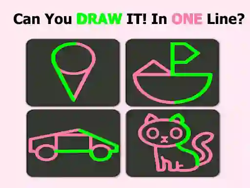 Brain Test: One Line Draw Puzzle — безплатна онлайн игра