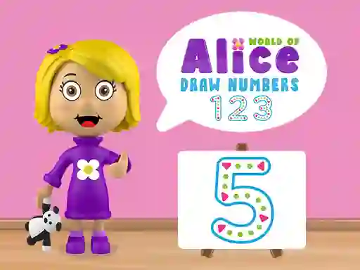 World of Alice Draw Numbers — безплатна онлайн игра