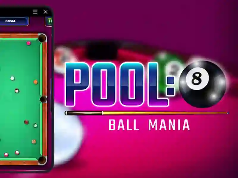 Pool 8 Ball Mania — безплатна онлайн игра