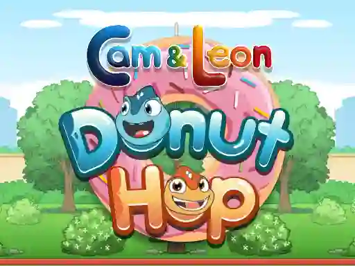 Cam and Leon: Donut Hop — безплатна онлайн игра