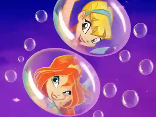 Draw Winx Bubble Path — безплатна онлайн игра