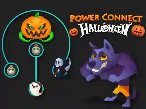 Power Connect Halloween — безплатна онлайн игра