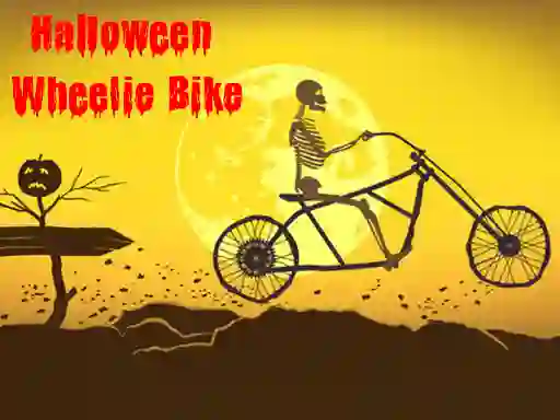 Halloween Wheelie Bike — безплатна онлайн игра