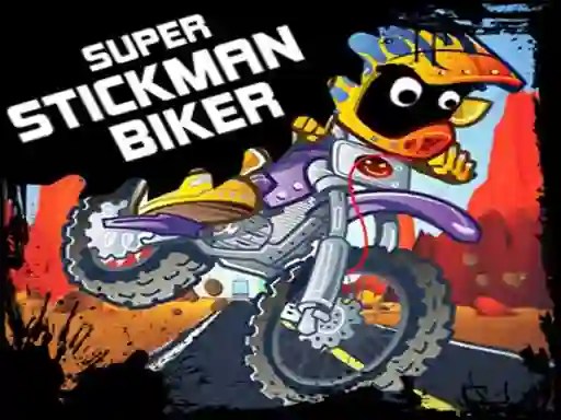 Super Stickman Biker — безплатна онлайн игра