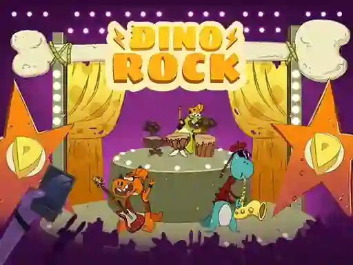 Dino Rock — безплатна онлайн игра