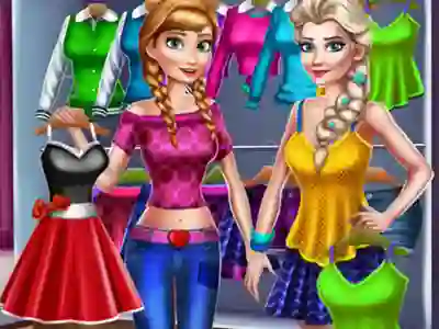 Princesses Casual Outfits — безплатна онлайн игра