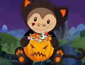 Halloween Monkey Jumper — безплатна онлайн игра