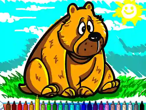 Coloring Book Animals — безплатна онлайн игра