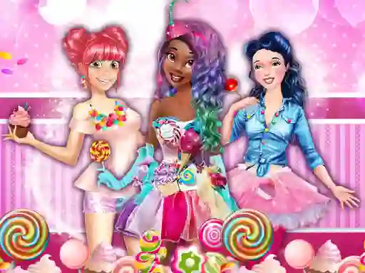 Sweet Party With Princesses — безплатна онлайн игра