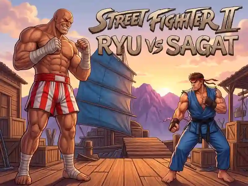 Street Fighter II Ryu vs Sagat — безплатна онлайн игра