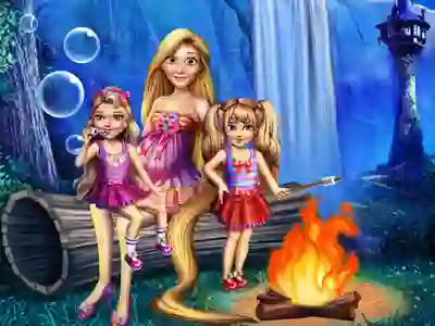 Gorgeous Twins Spring Camp — безплатна онлайн игра