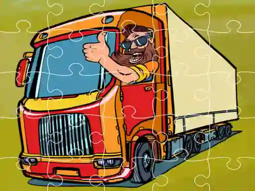 Semi Trucks Jigsaw — безплатна онлайн игра