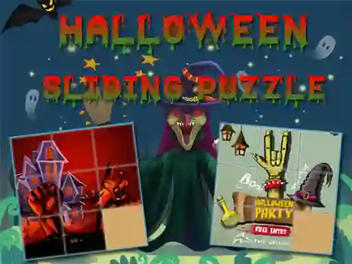 Halloween Sliding Puzzle — безплатна онлайн игра
