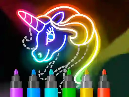 Learn to Draw Glow Cartoon — безплатна онлайн игра