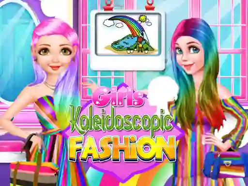 Girls Kaleidoscopic Fashion — безплатна онлайн игра