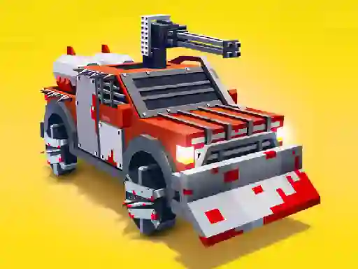 Zombie Derby Blocky Roads — безплатна онлайн игра