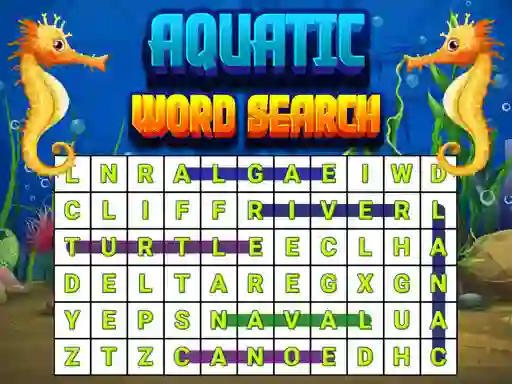 Aquatic Word Search — безплатна онлайн игра