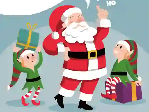 Santa Merry Xmas Puzzle — безплатна онлайн игра