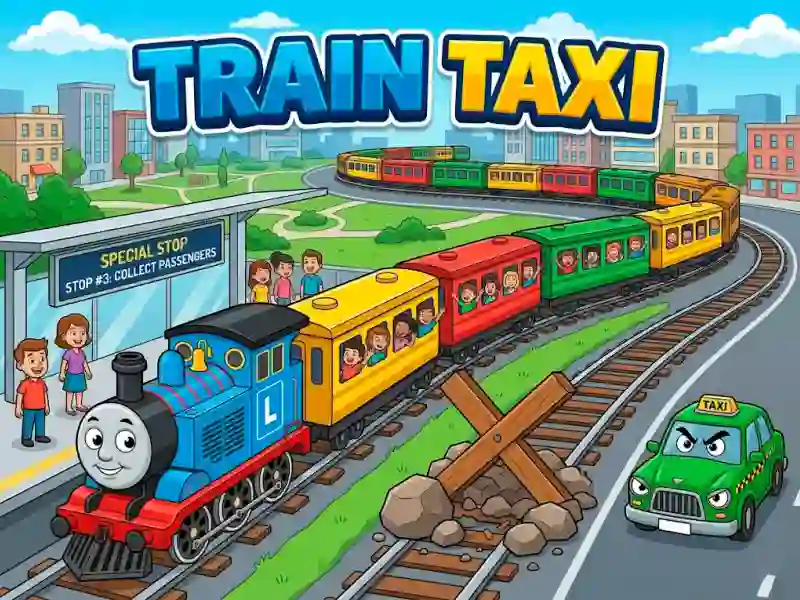 Train Taxi — безплатна онлайн игра