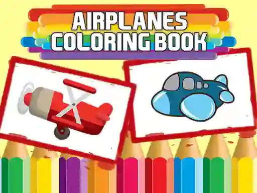 Airplanes Coloring Book — безплатна онлайн игра